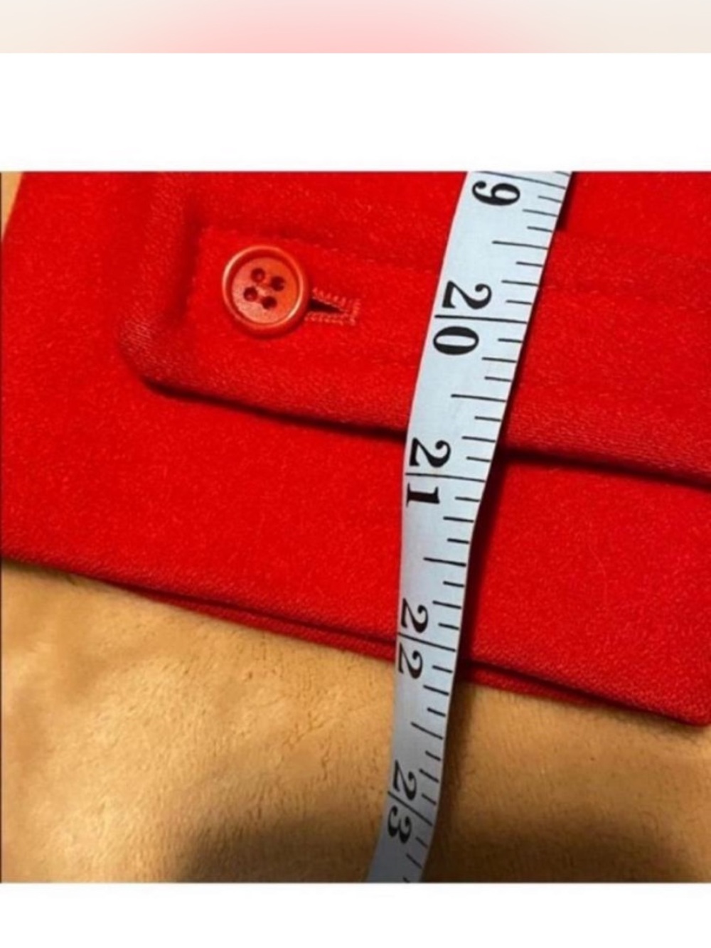 Pendleton Cherry Red Tailored Wool Blazer Jacket Sz M - Picture 7 of 7